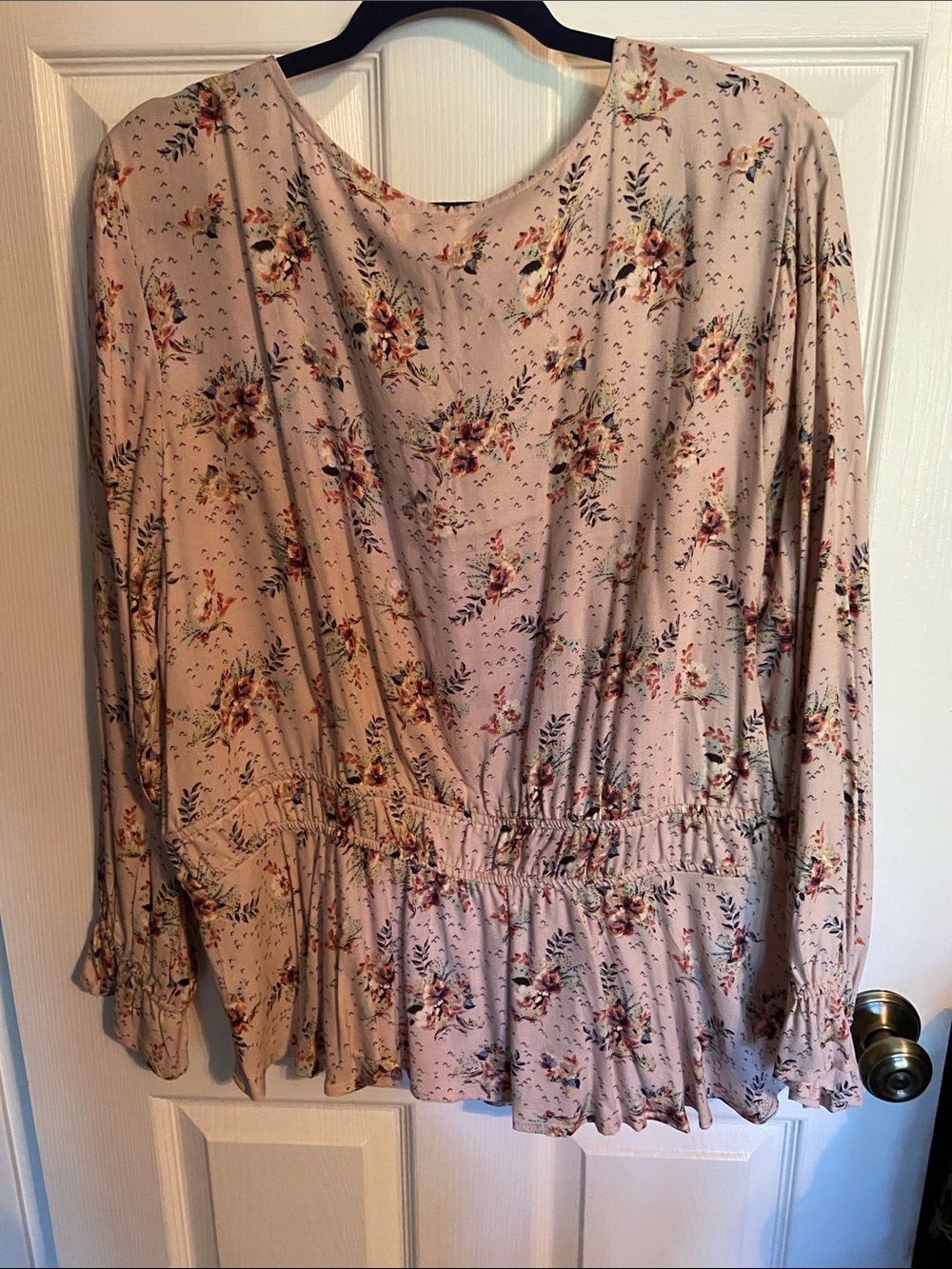 Soft pink blouse with cute details. New with tags never been worn. - Picture 6 of 6